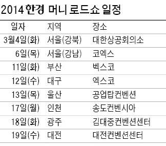 [모십니다] 한경 머니 로드쇼, 2014 재테크 비법은