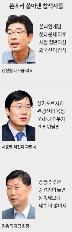 [규제개혁 끝장토론] "의원입법은 황사같은 존재"…"화병 키우는 화평법 걱정"