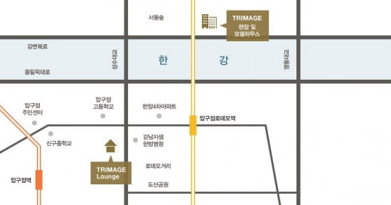 [트리마제②입지]단지에서 한강까지 100m…"한강이 발 아래에"