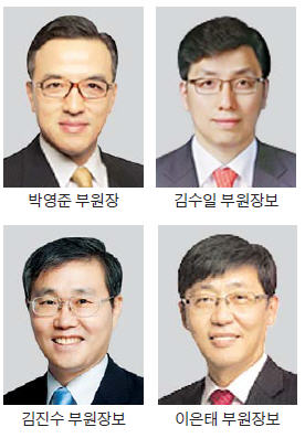 금감원 신임 부원장에 박영준…부원장보 김수일·김진수·이은태 
