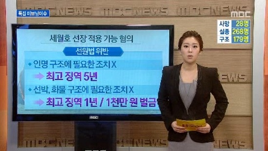 사진 = MBC 뉴스 캡쳐 / 세월호 선주