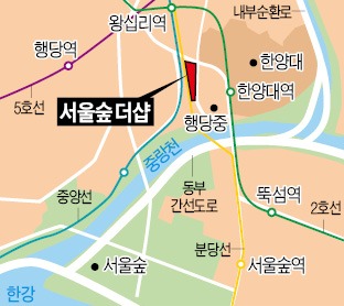 서울숲 더샵, 한강·남산·서울숲 '멀티 조망' 매력