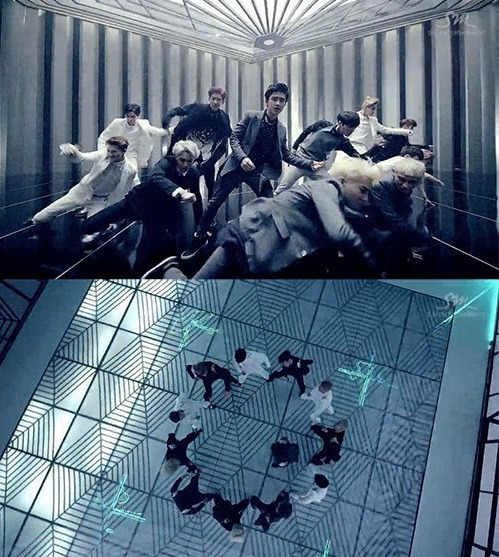 엑소 '중독' '뜨거운 순간 엑소' / 엑소 '중독' MV 캡쳐본