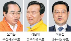 부산·광주 무소속 돌풍…與도 野도 '텃밭' 비상등