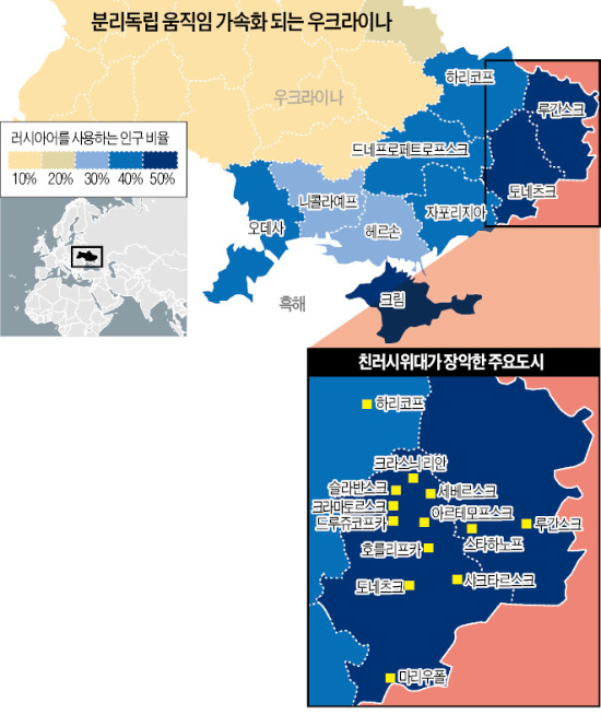 "하리코프·루간스크·도네츠크·오데사는 제정 러시아 시절 우크라 영토 아니었다"…'노보로시야' 야욕 드러낸 푸틴