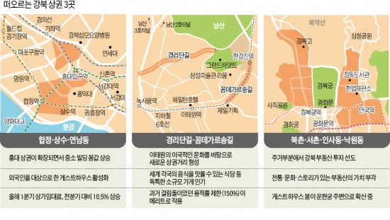 [요즘 부동산 투자, 강북이 '대세'] '多문화의 맛' 경리단길 뜨고 연남동 게스트하우스 투자 몰려