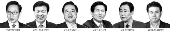 [6·4 국민의 선택] MB에서 김두관까지…광역단체장은 '大權주자 교두보'