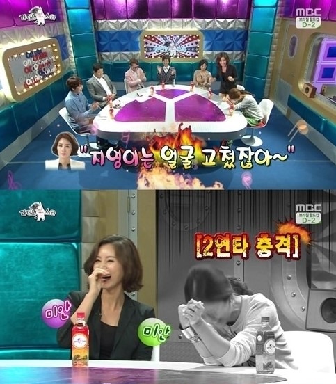 김성령과 백지영이 함께 출연한 '라디오스타'. 사진=해당 방송 캡처