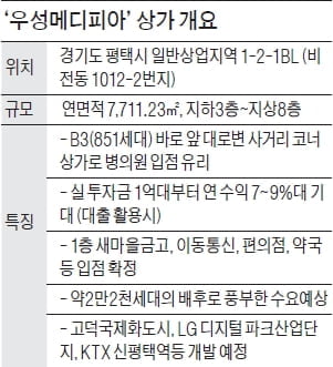 대로변 사거리 코너 상가, 실투자금 1억대 분양