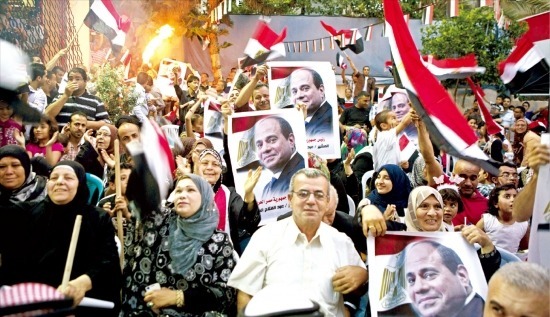 이집트, 엘시시 새 대통령에 환호