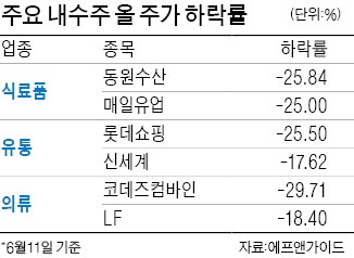 내수株 솟아날 구멍이 없네