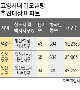 [확산되는 리모델링] 분당 이어 일산도 리모델링…'低비용 도시재생' 급속 확산