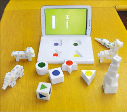 황성재 KAIST 연구원이 출품한 ‘어린이 스마트폰 학습 도구’. 특허청 제공