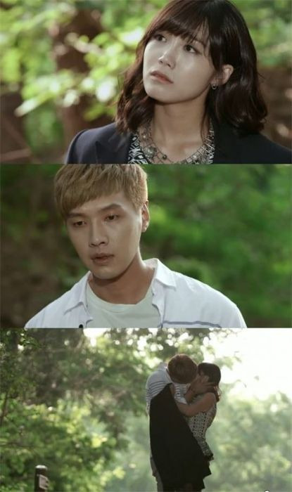 지현우 키스 / KBS2 '트로트의 연인' 방송 캡처본