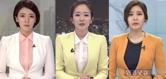 (왼쪽부터)배현진 MBC 아나운서, 박선영 SBS 아나운서, 이현주 KBS 아나운서. 박선영 아나운서는 지난 18일을 마지막으로 '8뉴스'에서 하차했다. 사진=각사 뉴스 화면 캡처