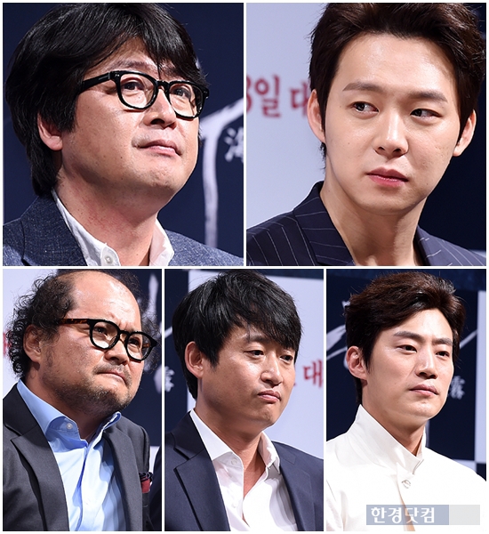 [포토] 김윤석-박유천-이희준-유승목-김상호, '해무'의 카리스마 넘치는 다섯 선원