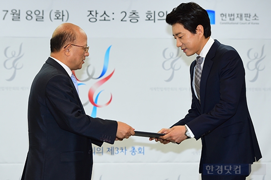 [포토] '개과천선' 김명민, 헌법재판소 홍보대사 위촉