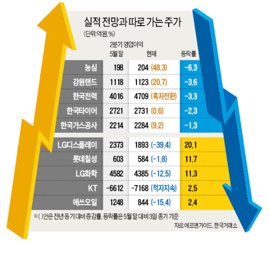 "뚜껑 열어봐야 알지"…실적 전망과 '엇갈린' 주가