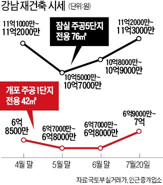 DTI·LTV 규제 완화 기대감…강남 재건축 호가 2000만원 상승