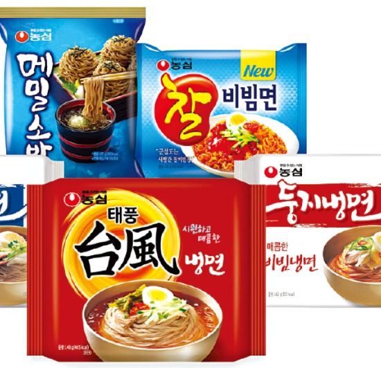 [이 여름의 맛과 멋] 농심, 매콤한 양념 맛 입에서 휘몰아쳐 물냉·비냉 한 번에 맛본다