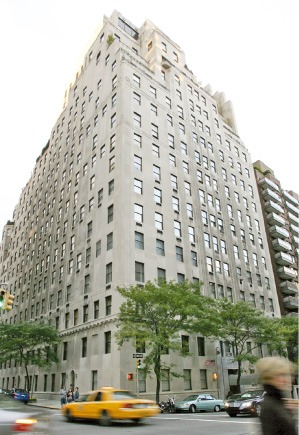 프랑스 유엔대사의 관저가 있던 맨해튼 파크애비뉴의 아파트.