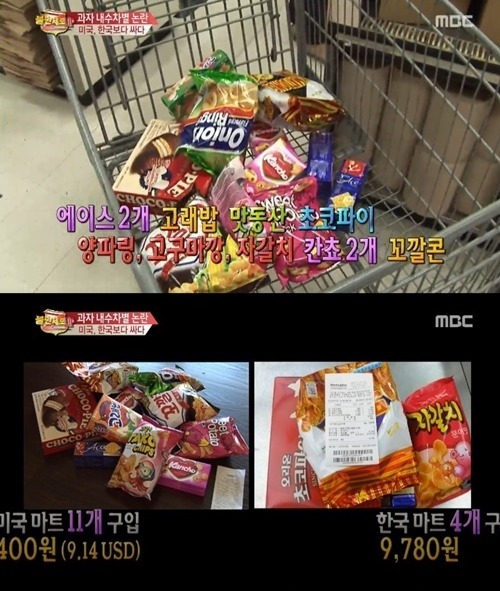 불만제로 과자 가격 보니 한국 소비자는 봉 충격 | 한국경제