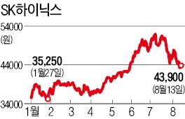 롤러코스터 탄 SK하이닉스