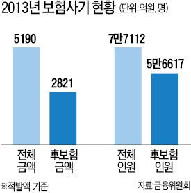 [度 넘는 보험사기] "보험 범죄 없다면 '만성적자' 車보험도 흑자날 것"