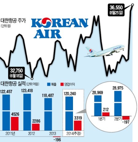 대한항공 실적 부진 딛고 '이륙'…"성수기 효과 누릴 것" vs "장거리 경쟁 심화"