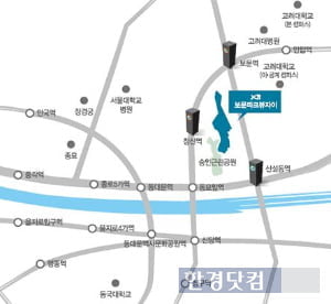 [보문파크뷰자이②입지]트리플 역세권, 반경 3km 내에 종로·을지로 위치