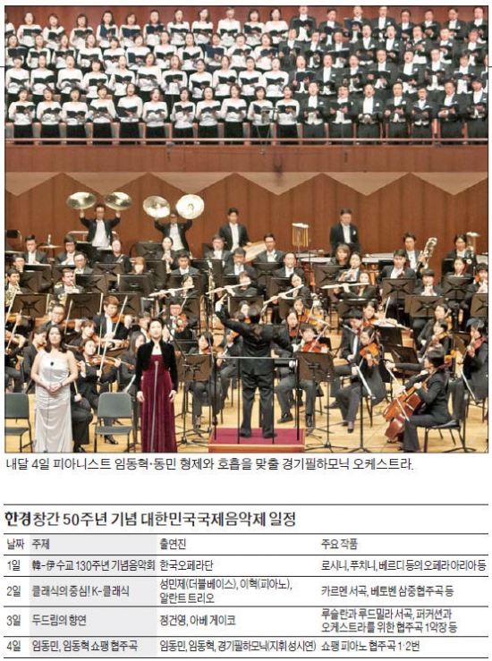 [창간 50주년 한국경제신문 대한민국국제음악제] 베르디 아리아·카르멘 서곡·쇼팽 협주곡…가을 사로잡는 클래식 선율에 취해볼까