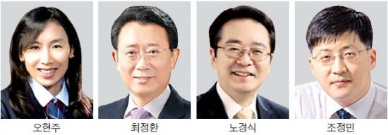 [Law&Biz] '社內변호사가 찾는 변호사'에 오현주·최정환·노경식·조정민