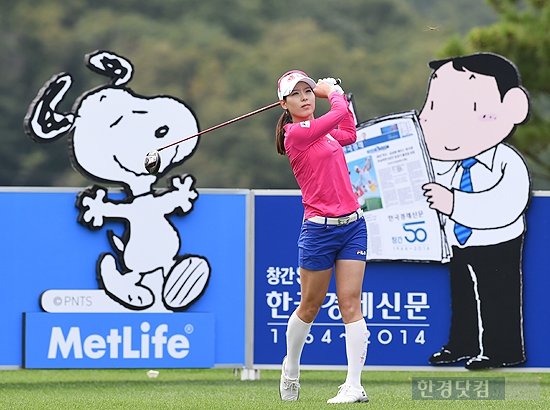 [메트라이프·한국경제 KLPGA 챔피언십] 김자영, '아름다운 티샷'