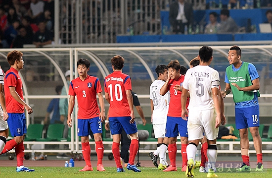 [포토] 김신욱, '잘하고 있어~'