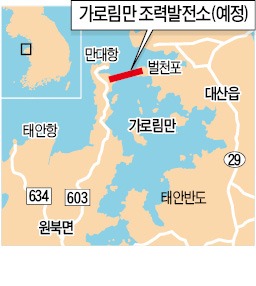 34년 끈 가로림만 조력발전소 '첫삽이냐 좌초냐' 추석 직후 결판