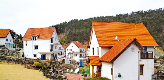 국내에서 가장 독일다운 모습을 간직한 남해 독일마을.

 