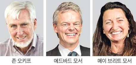 노벨의학상에 모서 부부 등 3명