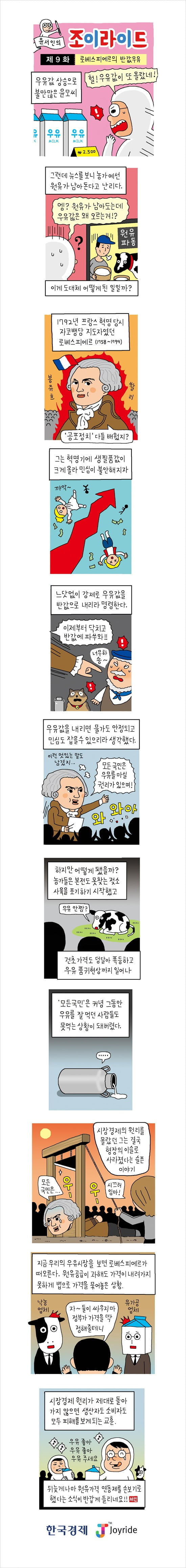 [윤서인의 웹툰'조이라이드'] (5) 가격을 통제하면 암시장이 생긴다는데…