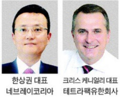 크리스 케니얼리 대표
테트라팩유한회사 

한상권 대표
네브레이코리아 