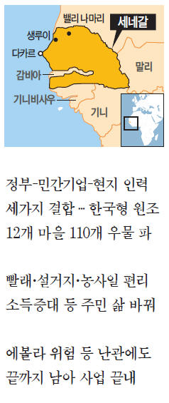 [공적원조 성공 사례] 세네갈 8만여명에 생명수…"에비앙보다 맛있어요"