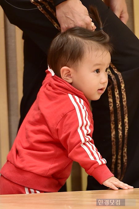 [포토] 리키김 아들 태오, '엑소 카이랑 똑닮았네~'