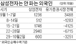 외국인, 삼성전자는 산다