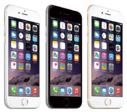 애플의 아이폰6와 아이폰6플러스.