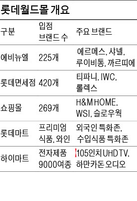 국내 최대 복합쇼핑몰 '롯데월드몰' 14일 개장…축구장 47개 크기에 1000여개 브랜드 입점