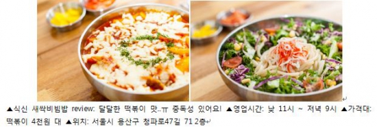 [SNS 맛 감정단] 떡볶이의 변신은 무죄…'퓨전떡볶이' 맛집