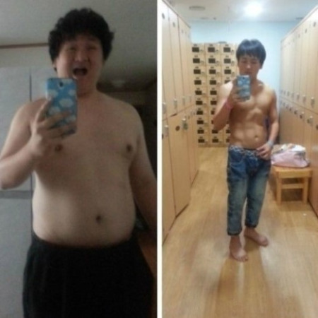 사진= 이지성 블로그 캡쳐/  개그맨 이지성 44kg 감량