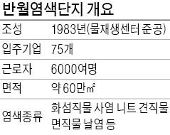 3년새 가동률 절반…얼어붙은 반월염색단지