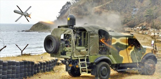 北 해안포 타격용 '스파이크' 미사일 발사 훈련