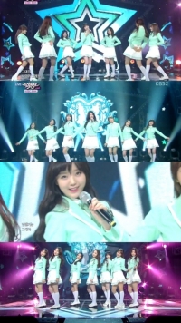 '뮤직뱅크' 러블리즈, 민트빛 소녀들의 '캔디 젤리 러브'