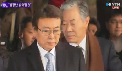 정윤회 검찰 출석/ 사진= YTN 방송화면 캡쳐